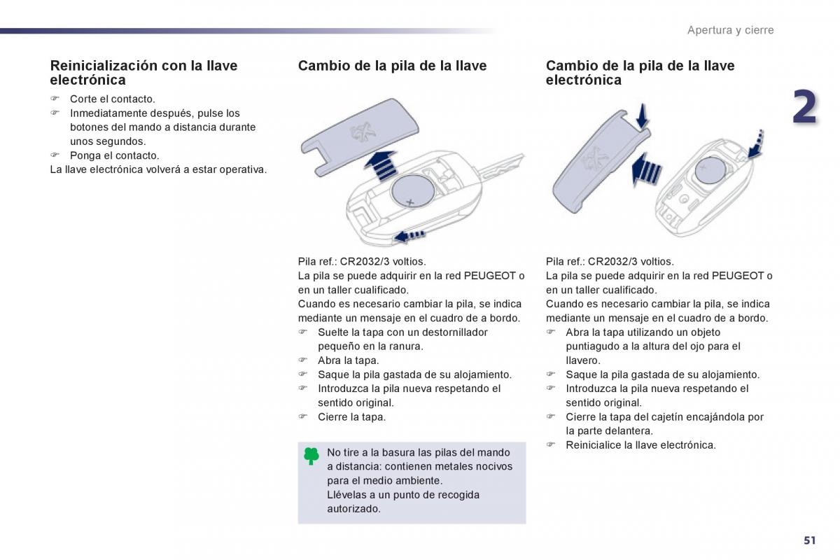Peugeot 508 manual del propietario / page 53