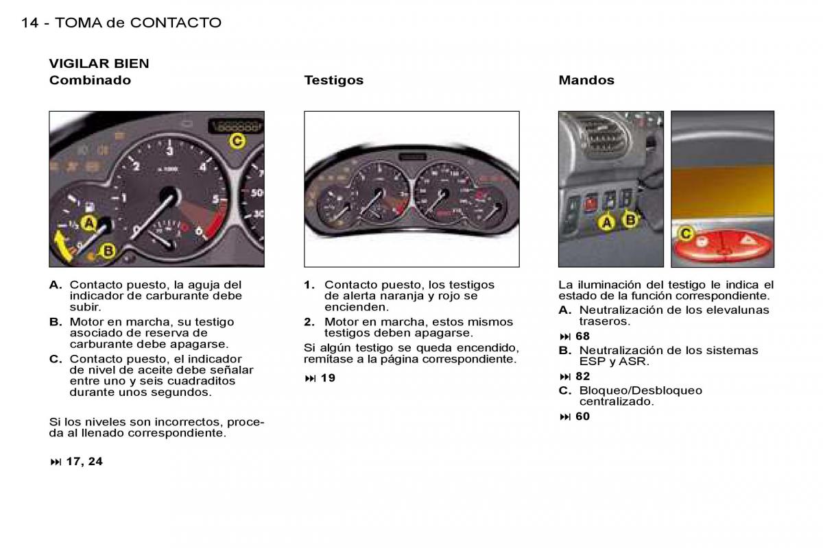 Peugeot 206 SW manual del propietario / page 11