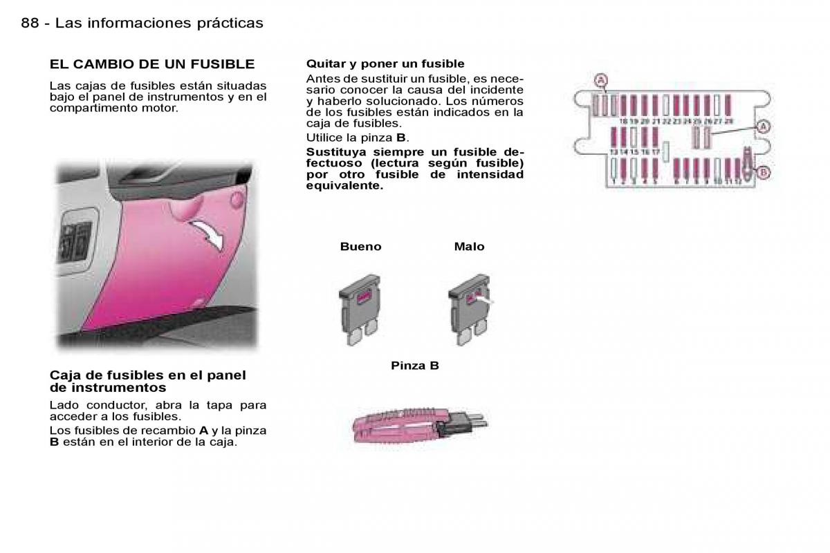 Peugeot Expert I 1 manual del propietario / page 93