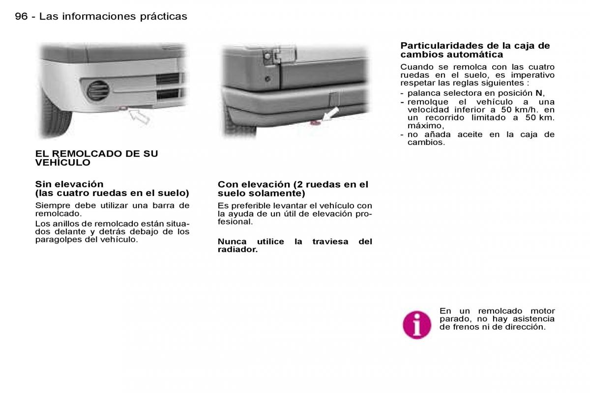 Peugeot Expert I 1 manual del propietario / page 101