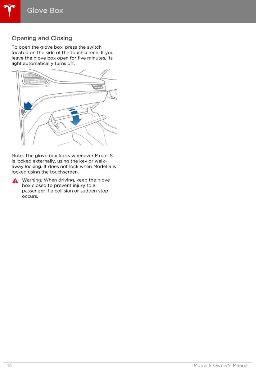 manual  Tesla S owners manual / page 14