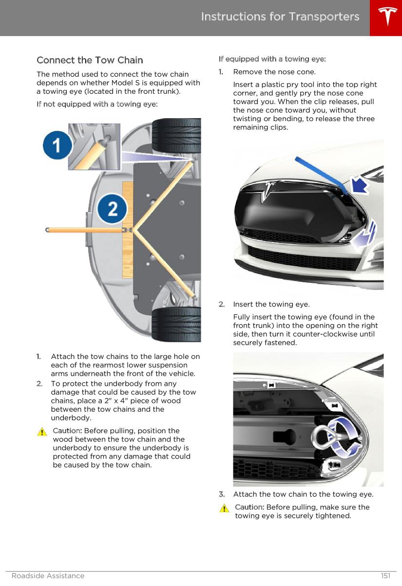 Tesla S owners manual / page 151
