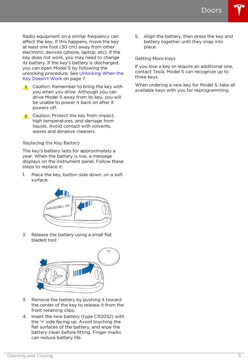 manual  Tesla S owners manual / page 5