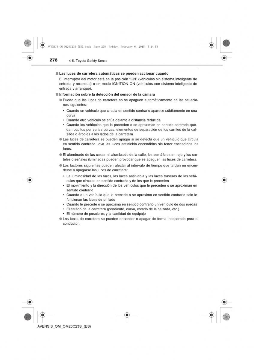 Toyota Avensis IV 4 manual del propietario / page 278