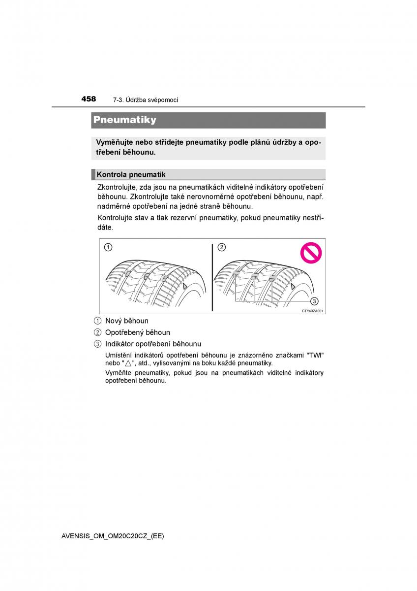 Toyota Avensis IV 4 navod k obsludze / page 458