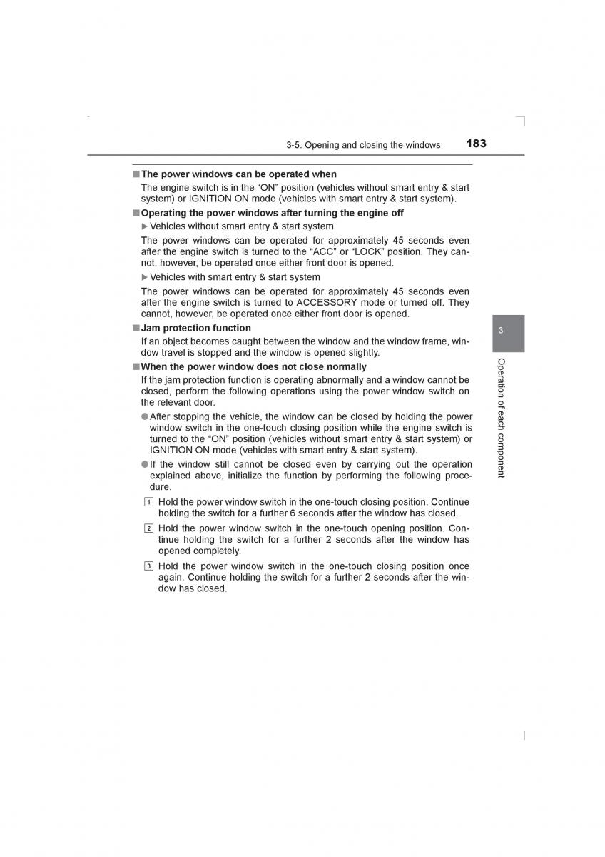 Toyota Avensis IV 4 owners manual / page 183