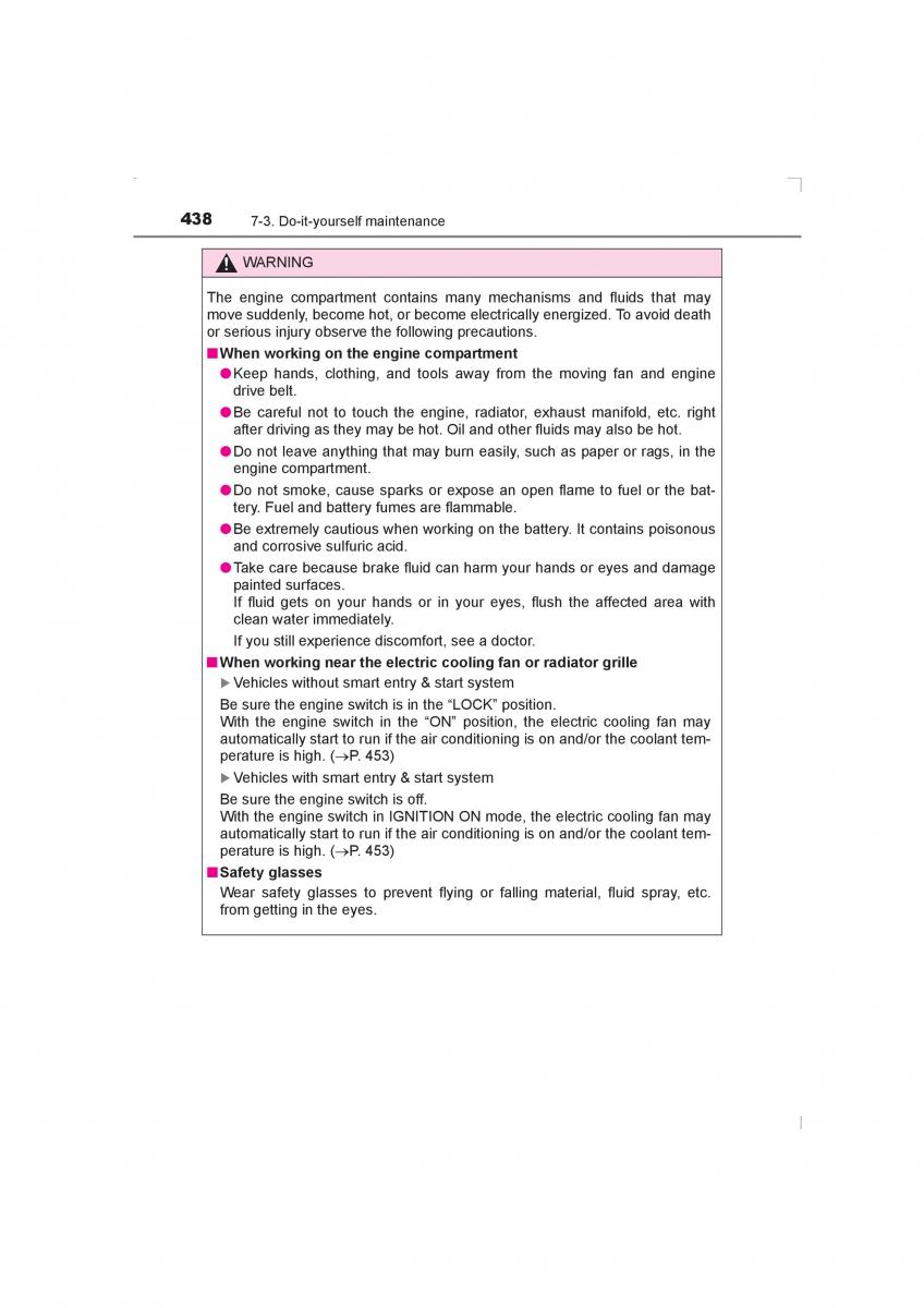 Toyota Avensis IV 4 owners manual / page 438