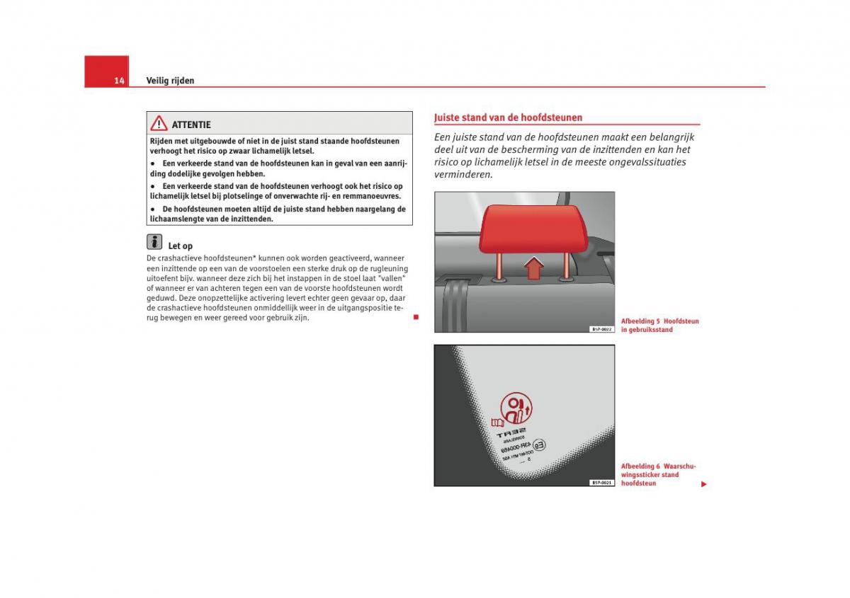 Seat Altea instruktieboek / page 16