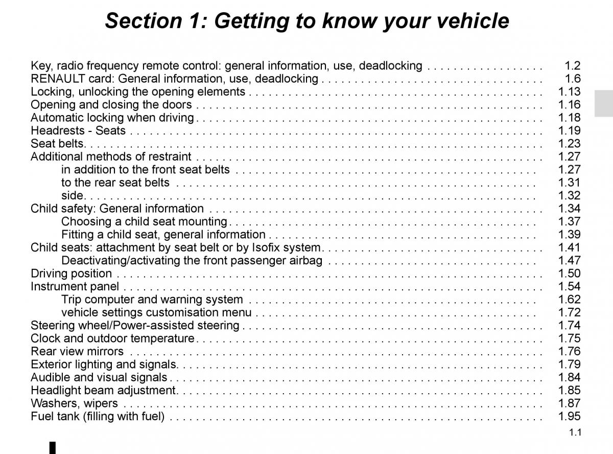 Renault Kadjar owners manual / page 7