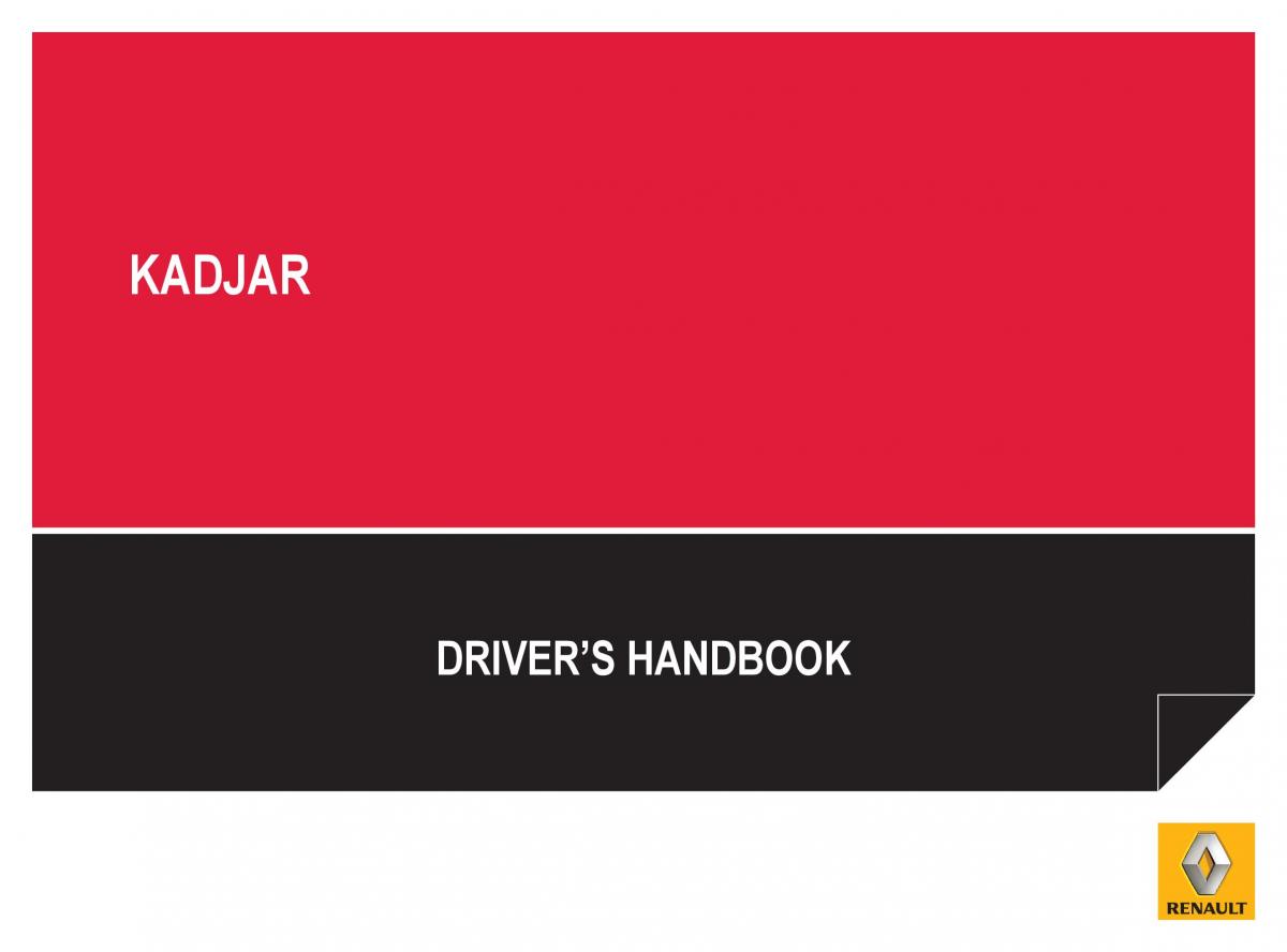 Renault Kadjar owners manual / page 1