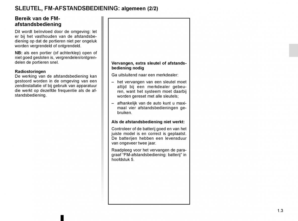 Renault Kadjar owners manual handleiding / page 9