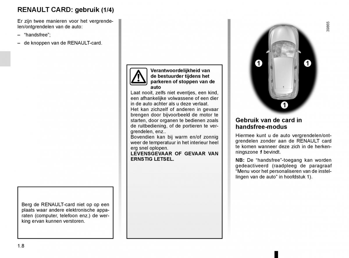 Renault Kadjar owners manual handleiding / page 14