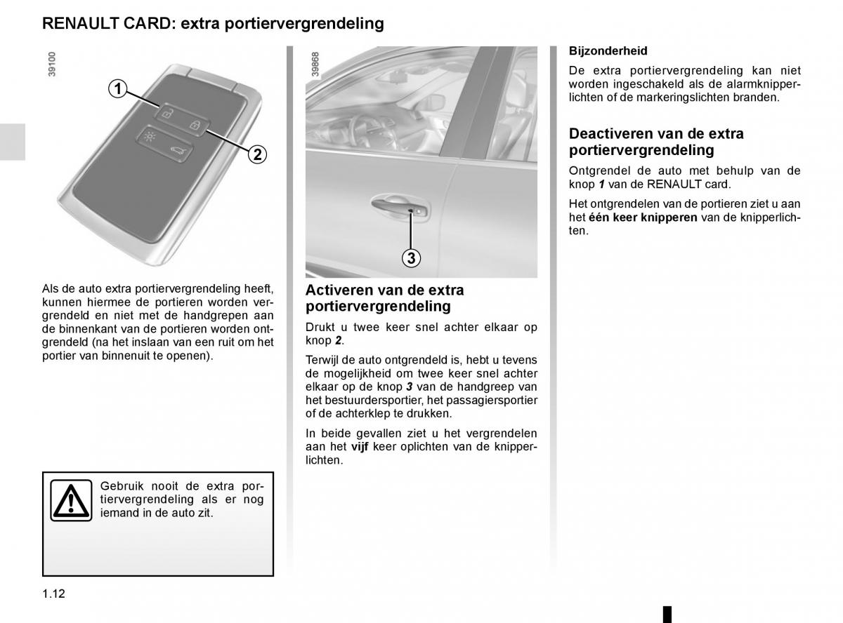 Renault Kadjar owners manual handleiding / page 18