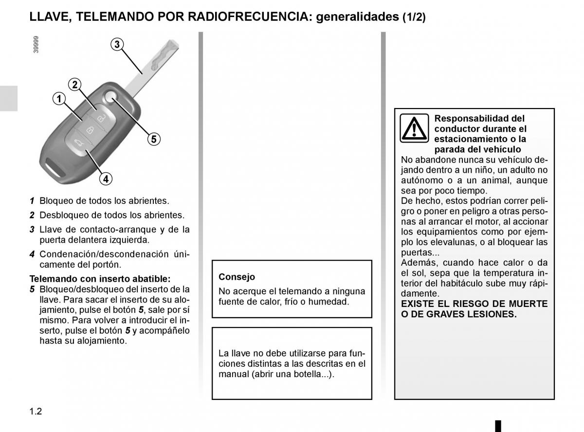 Renault Kadjar owners manual manual del propietario / page 8