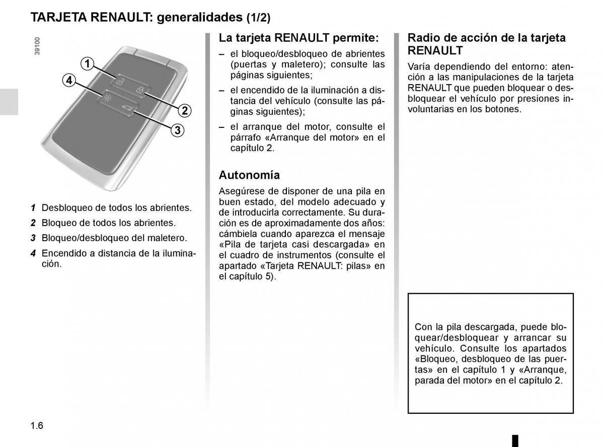 Renault Kadjar owners manual manual del propietario / page 12