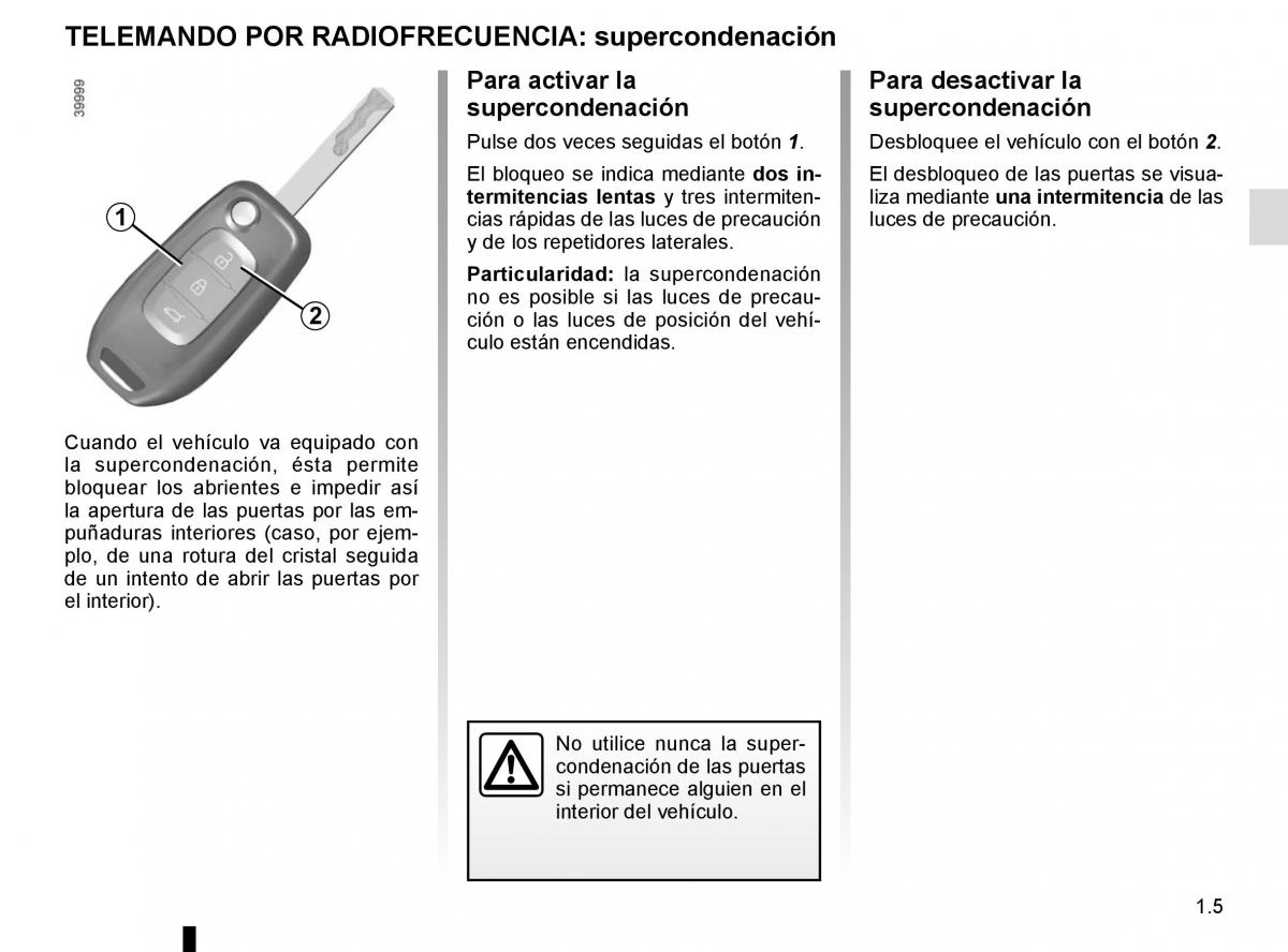 Renault Kadjar owners manual manual del propietario / page 11