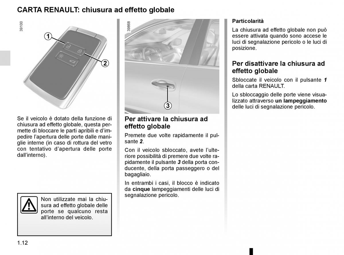 Renault Kadjar owners manual manuale del proprietario / page 18
