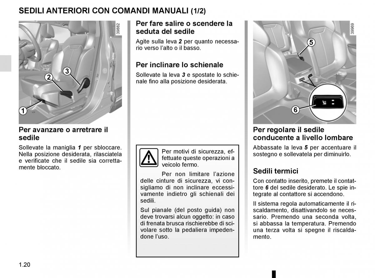 Renault Kadjar owners manual manuale del proprietario / page 26