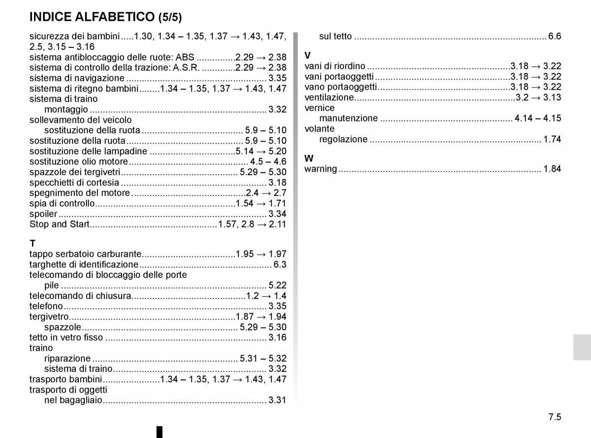 Renault Kadjar owners manual manuale del proprietario / page 295