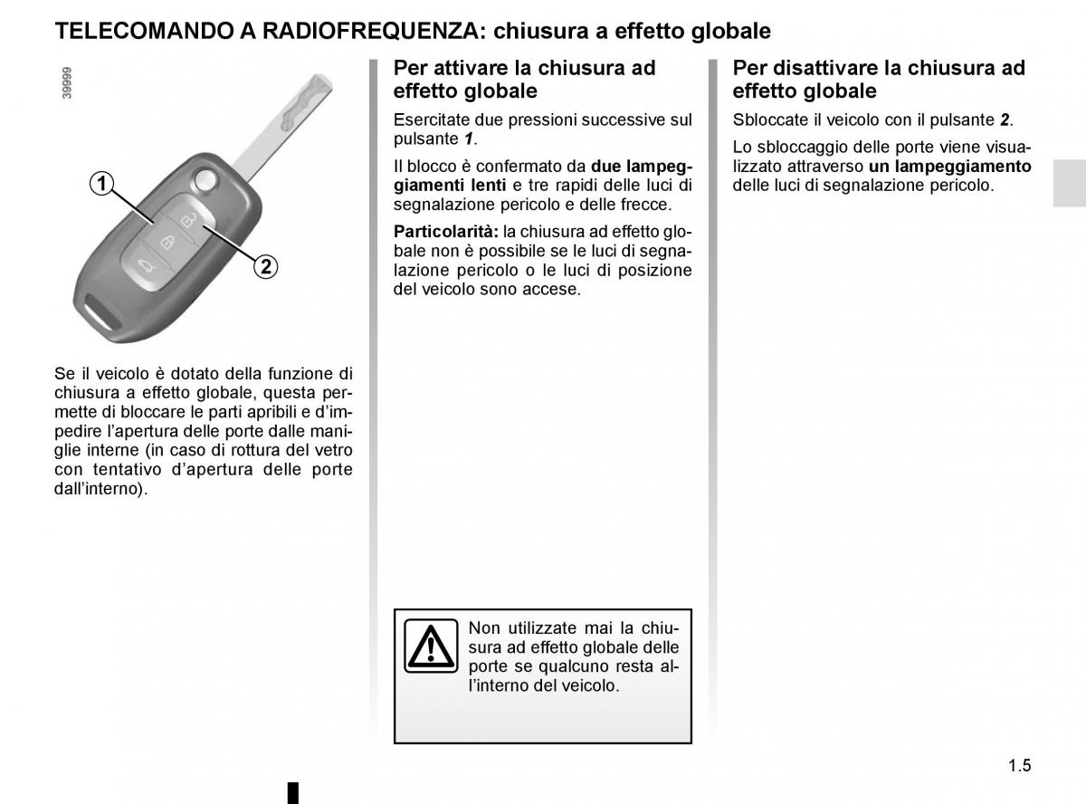 Renault Kadjar owners manual manuale del proprietario / page 11
