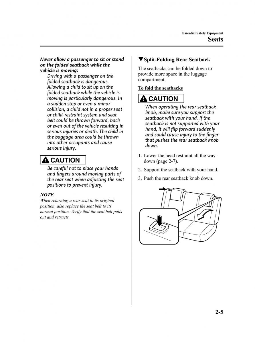 Mazda 2 III Demio owners manual / page 17