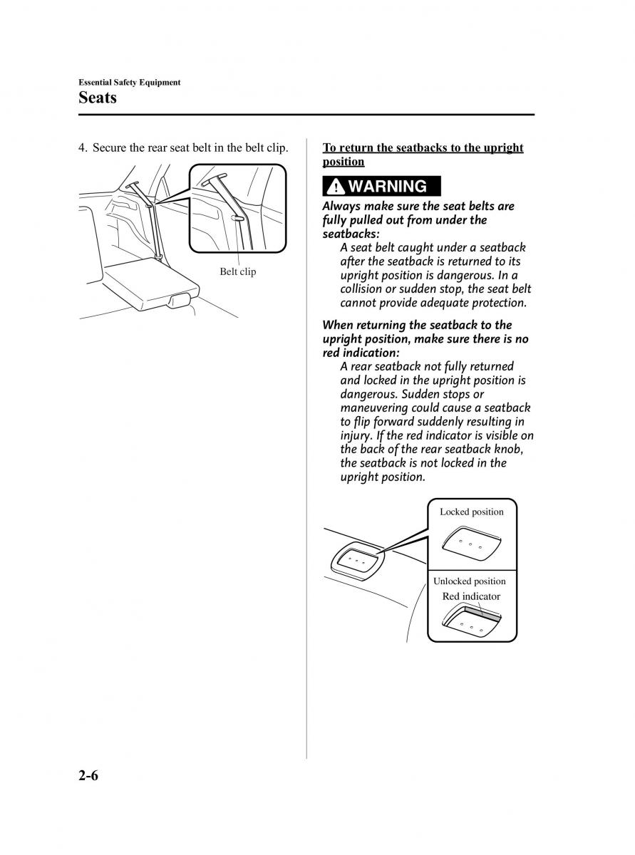 Mazda 2 III Demio owners manual / page 18