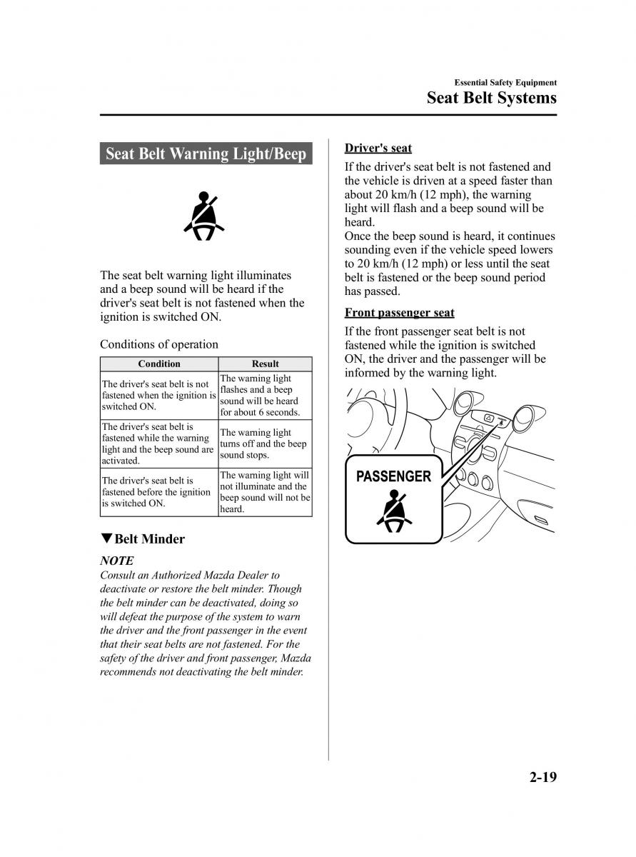 Mazda 2 III Demio owners manual / page 31