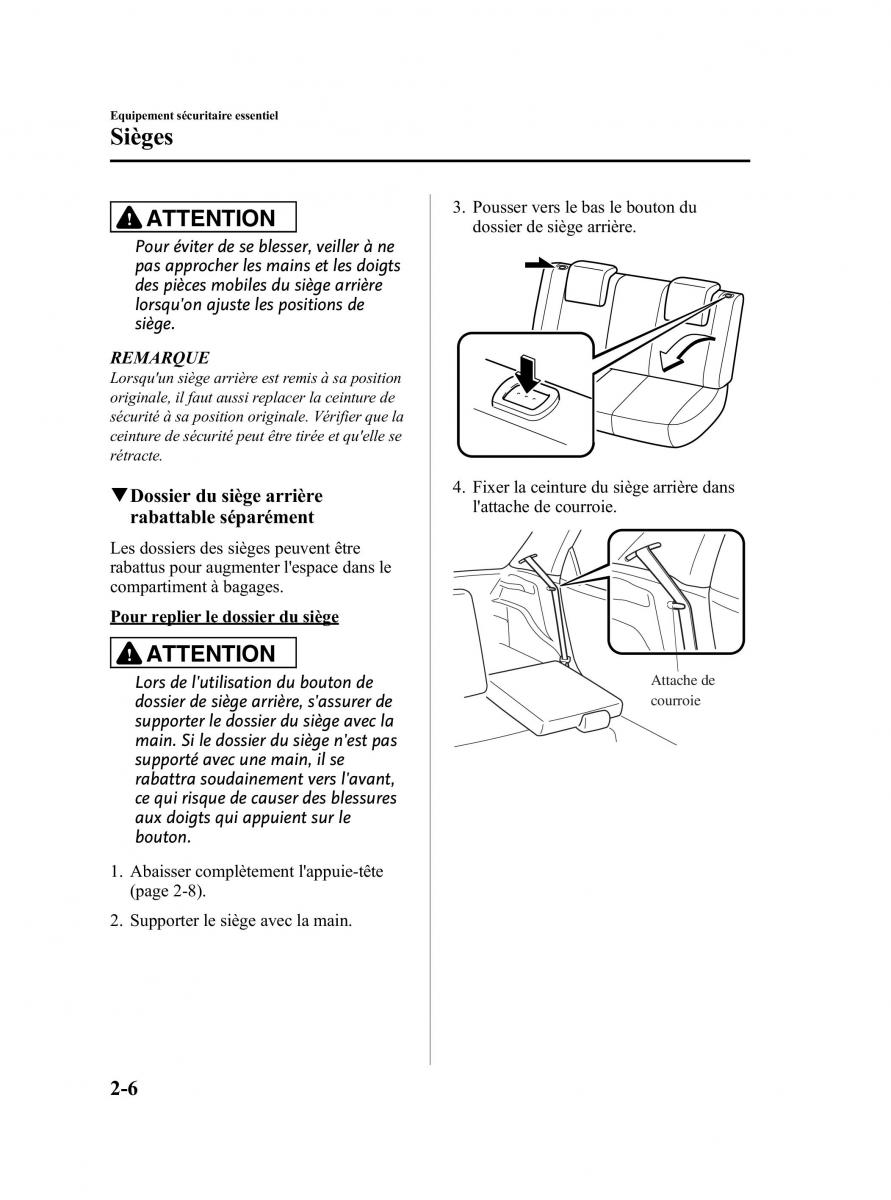 Mazda 2 III Demio owners manual manuel du proprietaire / page 19