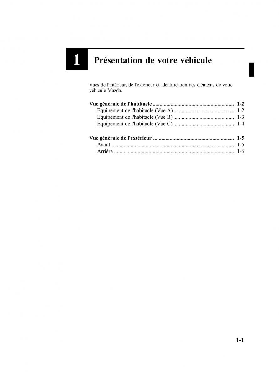 manual  Mazda CX 9 owners manual manuel du proprietaire / page 7