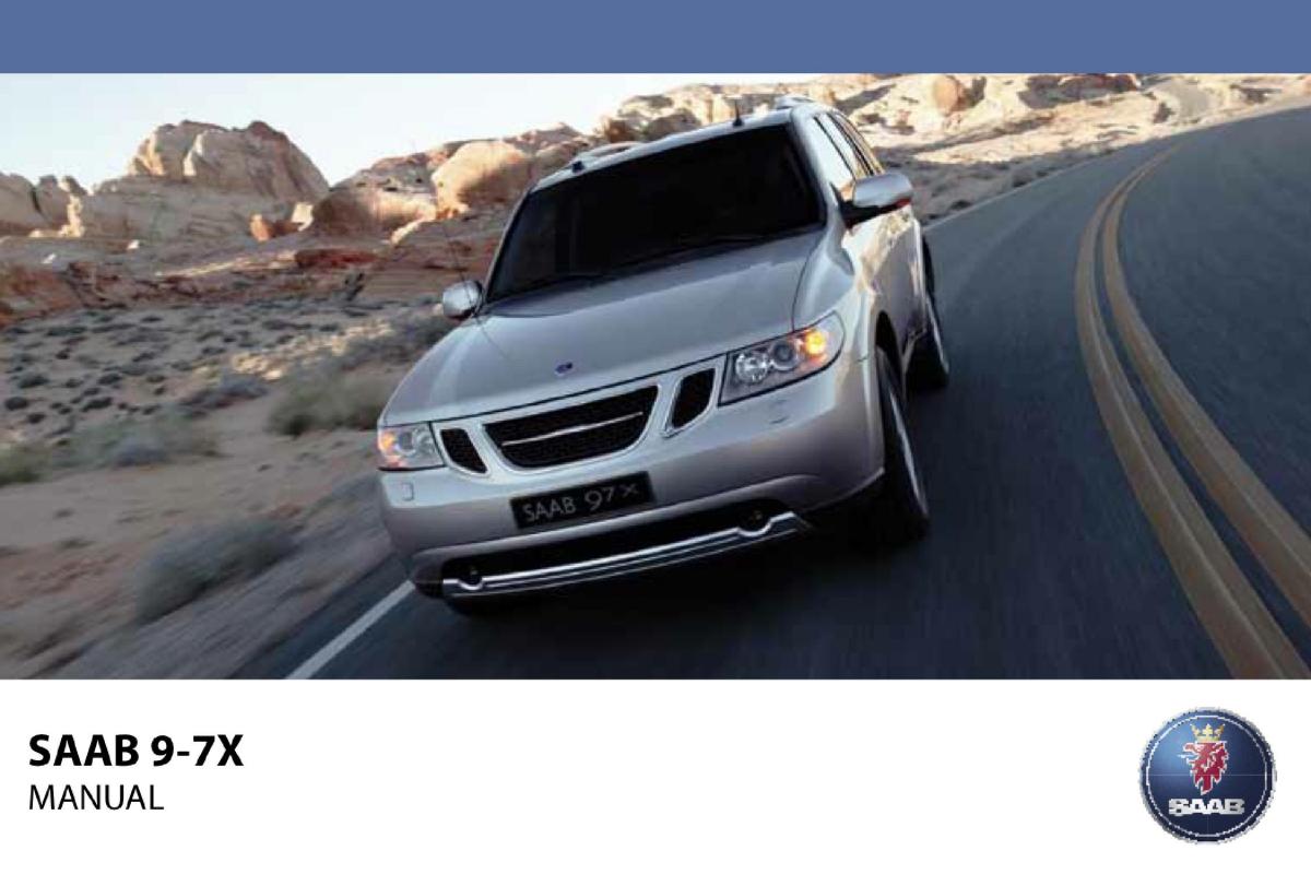 Saab 9 7X owners manual / page 1