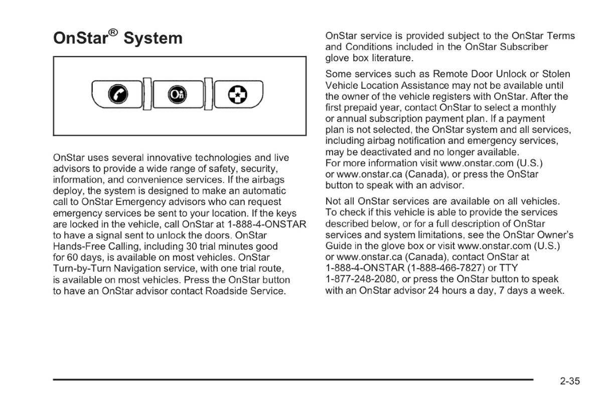 Saab 9 7X owners manual / page 19