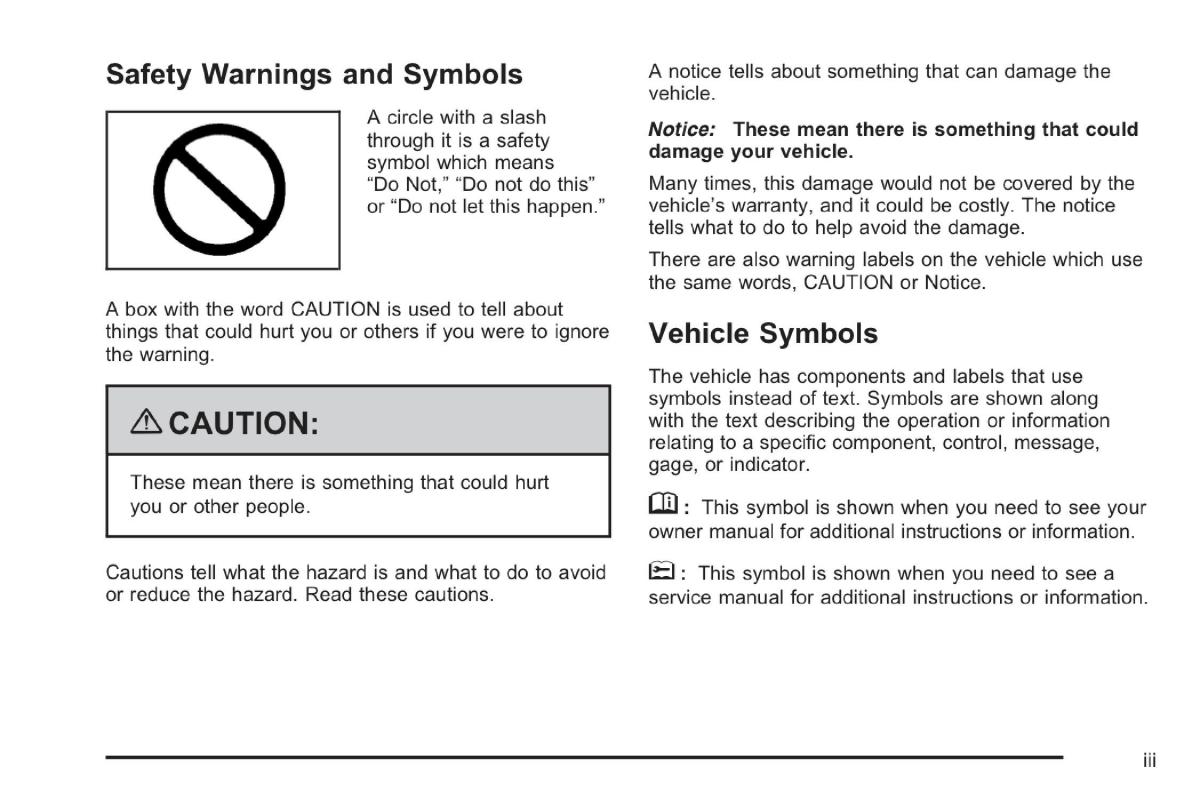 Saab 9 7X owners manual / page 4