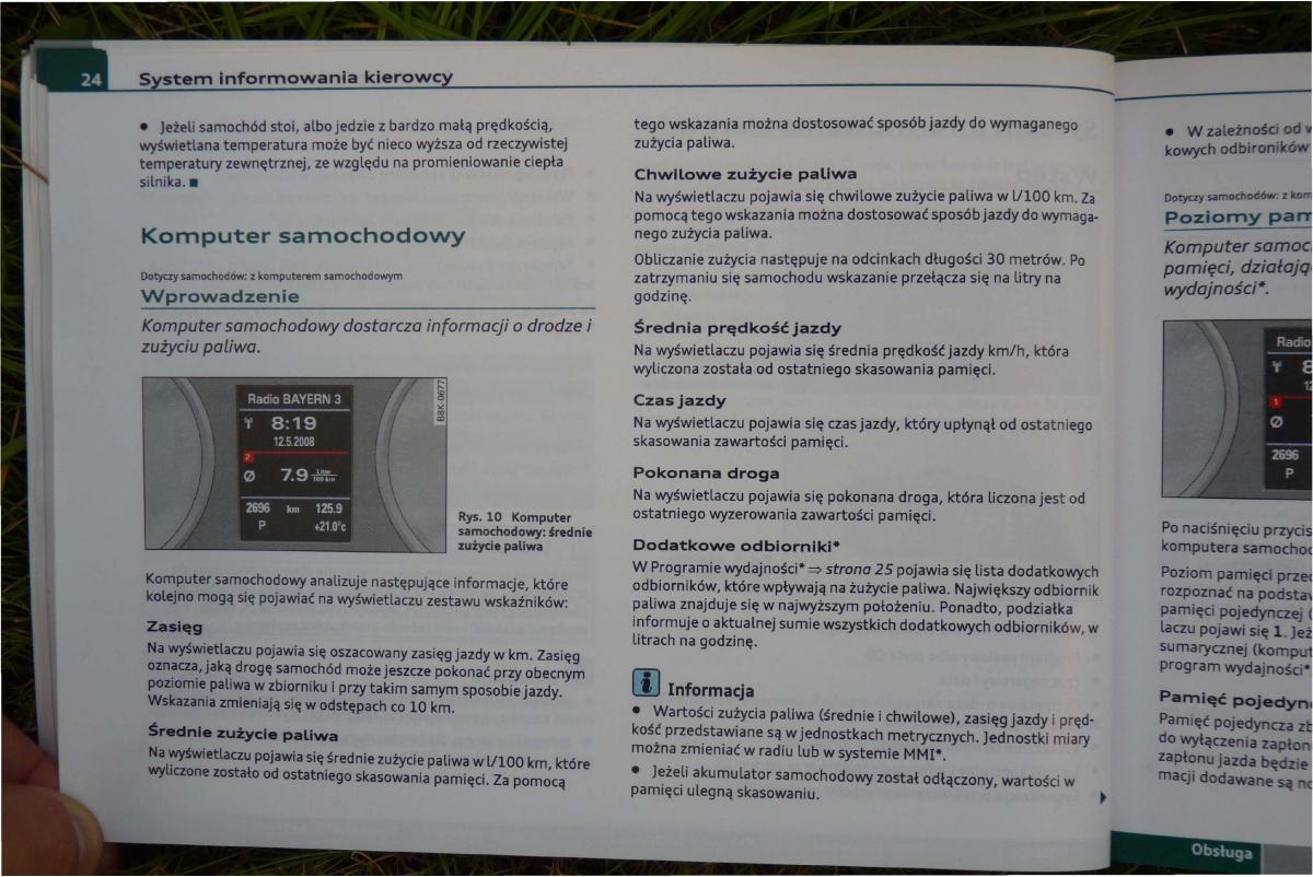 Audi A4 B8 instrukcja obslugi / page 26