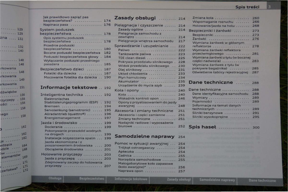 Audi A4 B8 instrukcja obslugi / page 5