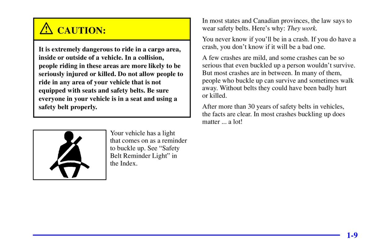 manual  Pontiac Sunfire owners manual / page 21