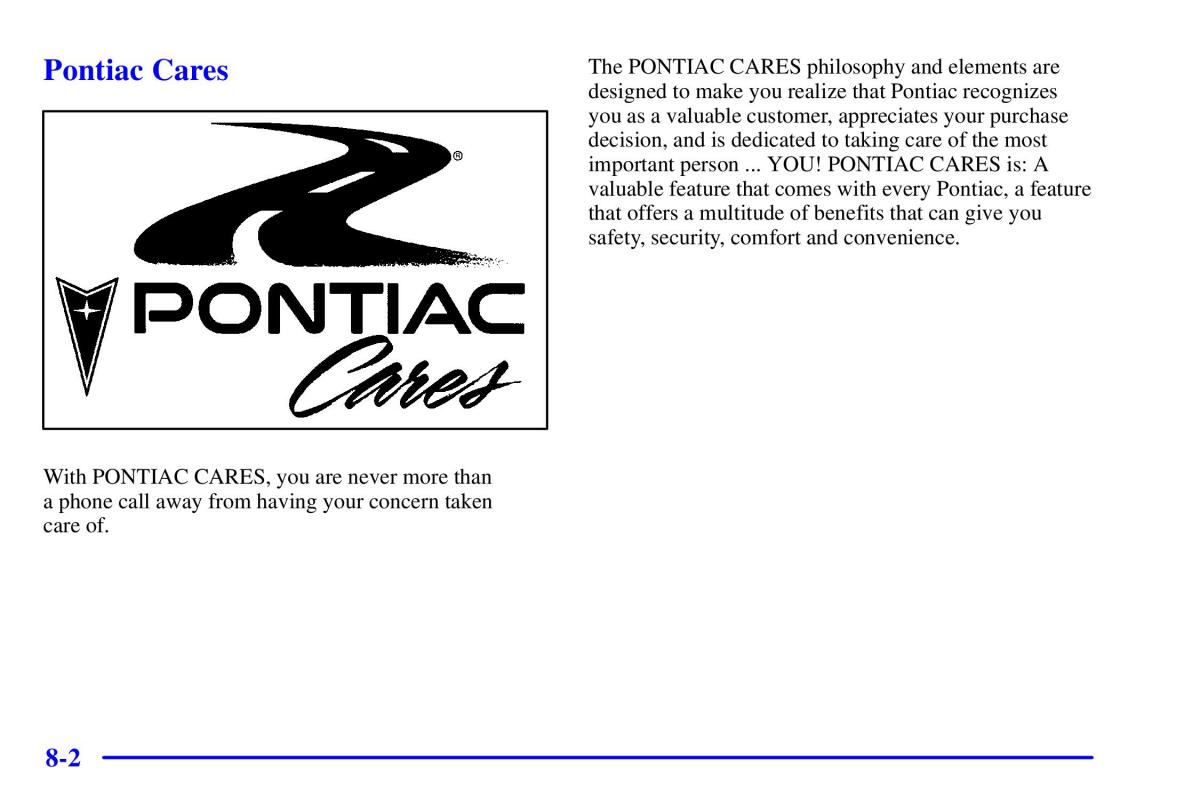 Pontiac Sunfire owners manual / page 351