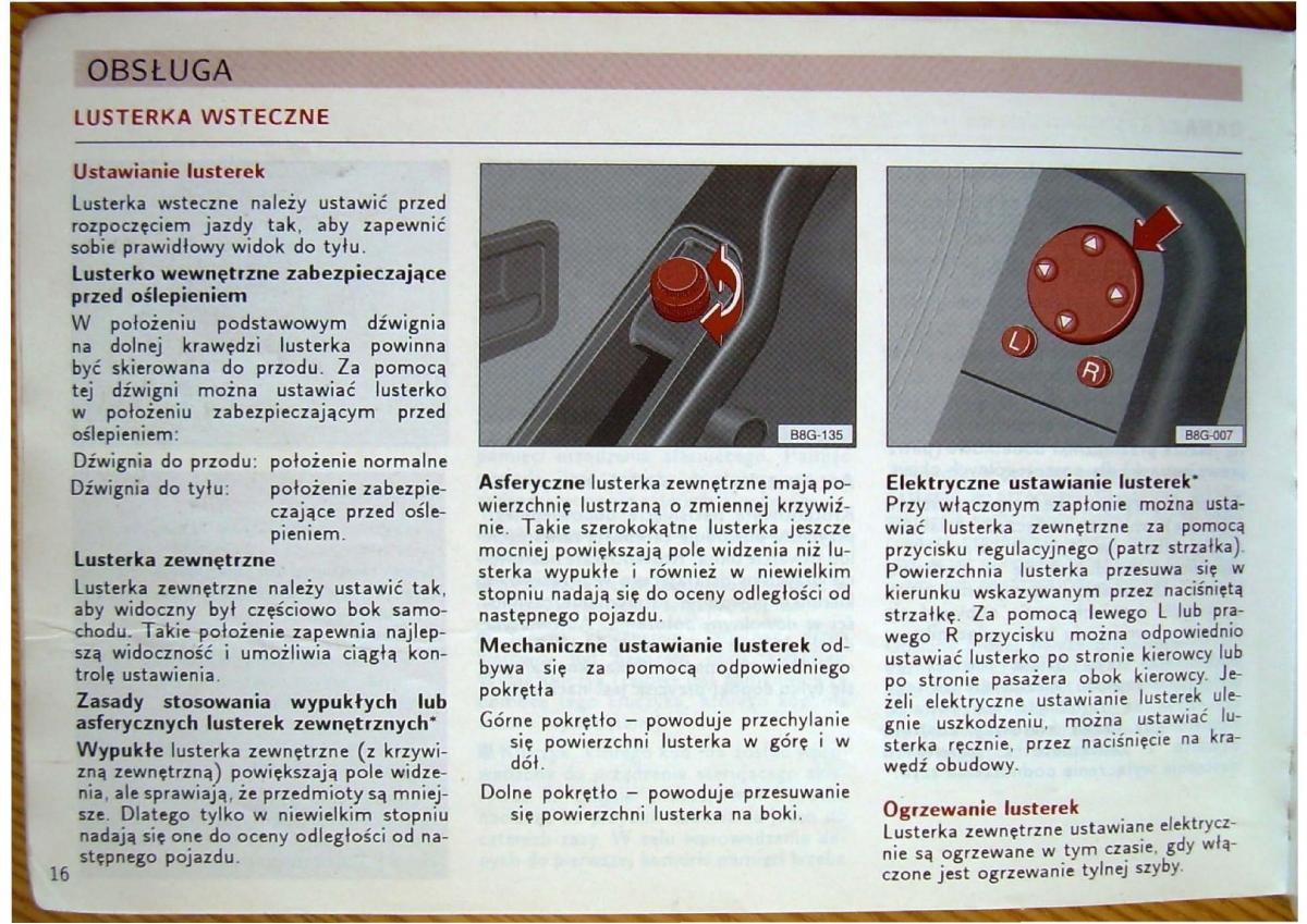 Audi 80 B4 instrukcja obslugi / page 18