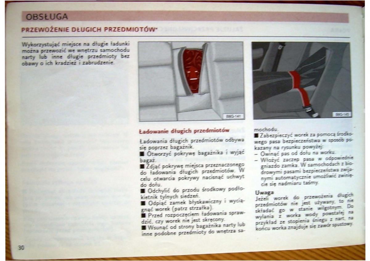 Audi 80 B4 instrukcja obslugi / page 32