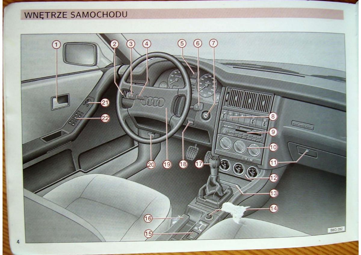 Audi 80 B4 instrukcja obslugi / page 6