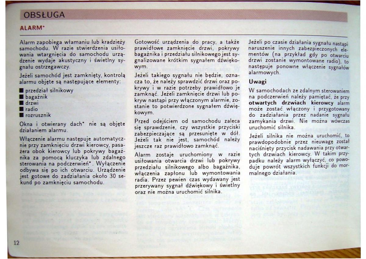 Audi 80 B4 instrukcja obslugi / page 14