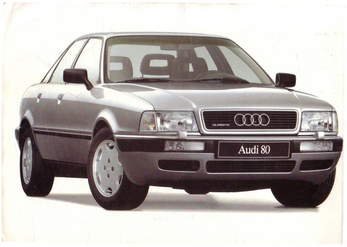 Audi 80 B4 instrukcja obslugi / page 2