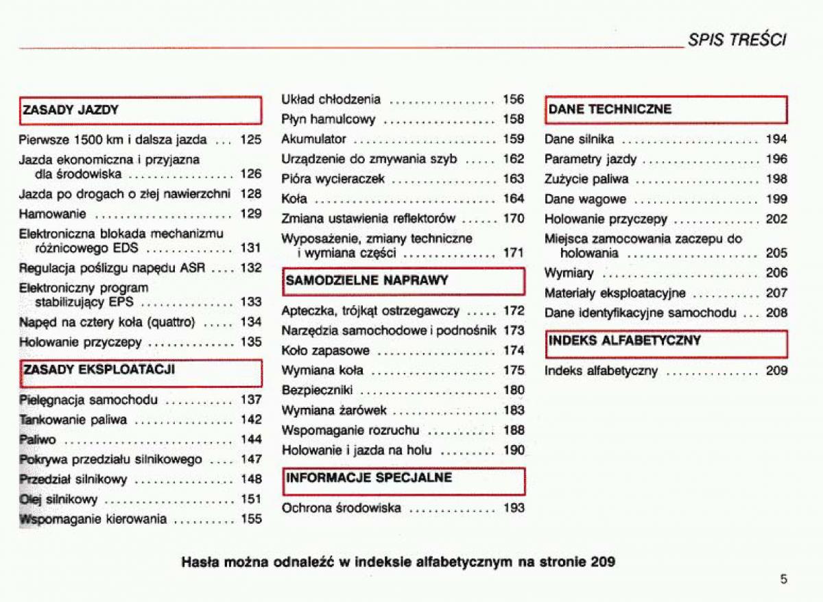 manual  Audi A4 B5 8D instrukcja / page 6