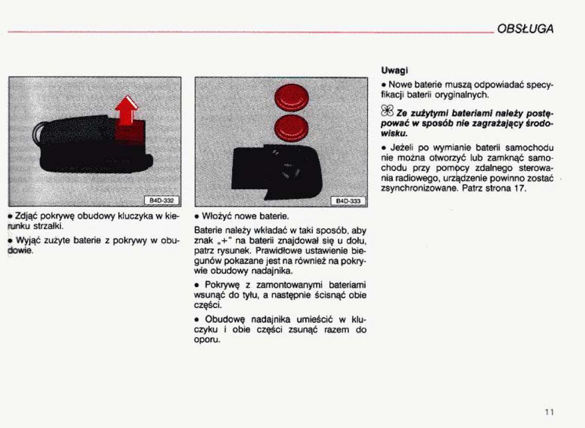 manual  Audi A4 B5 8D instrukcja / page 12