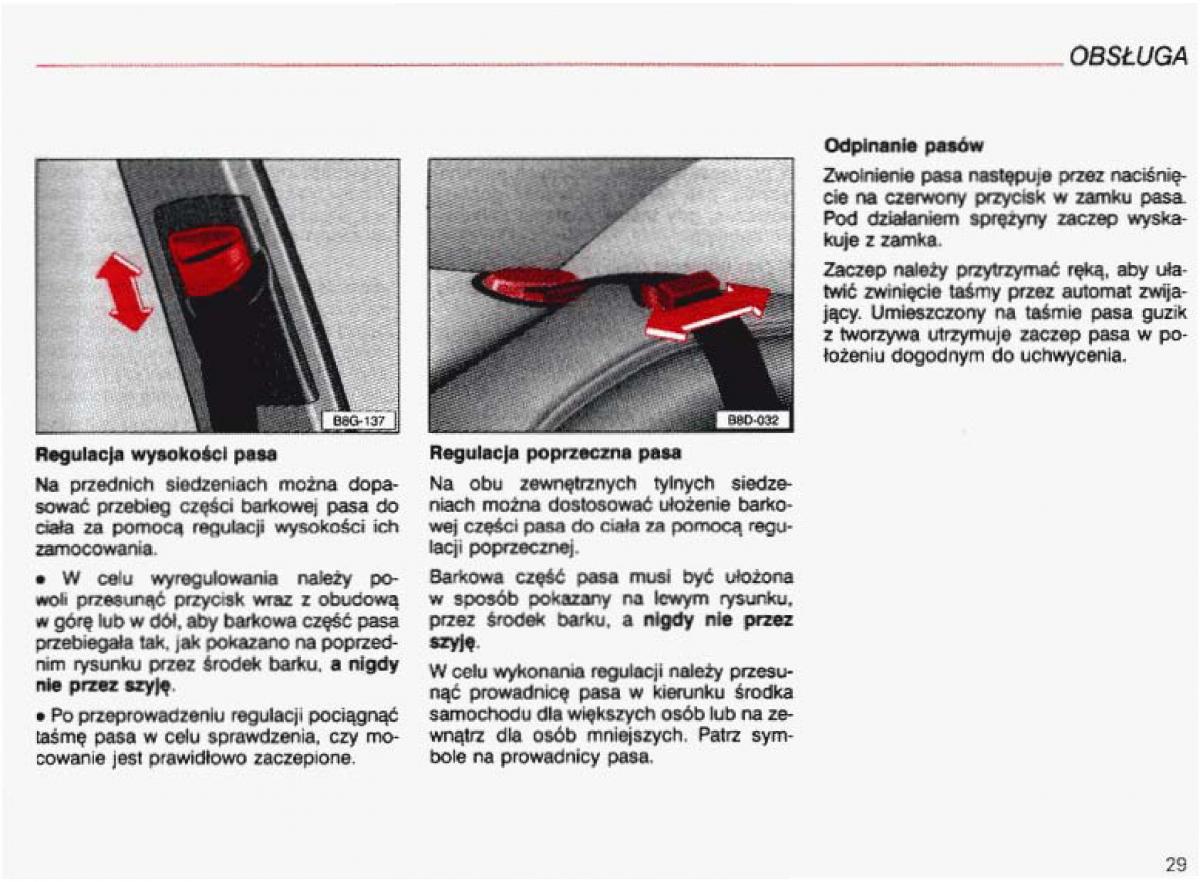 Audi A4 B5 8D instrukcja obslugi / page 30
