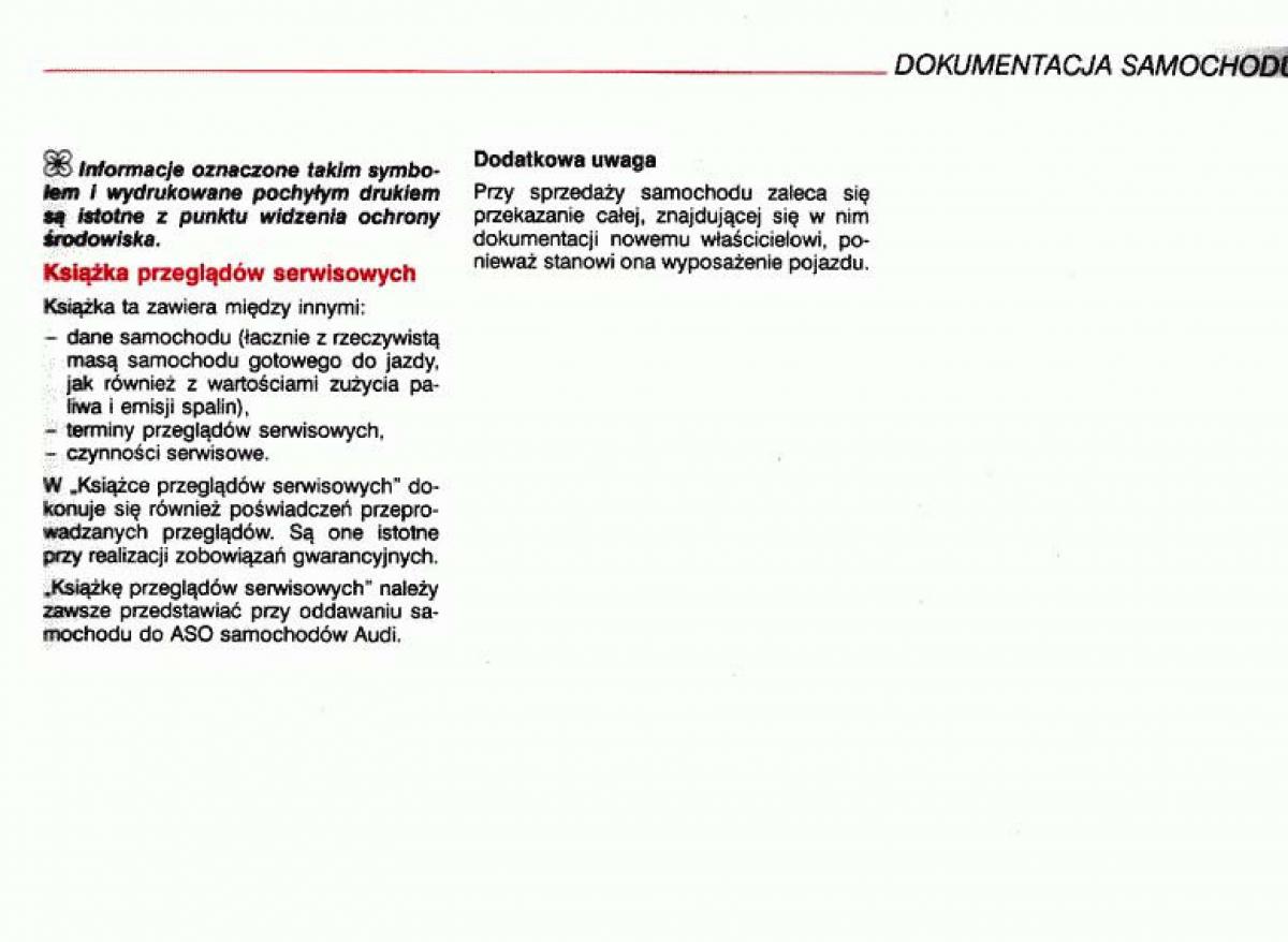 Audi A4 B5 8D instrukcja obslugi / page 4