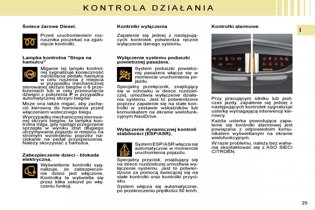 manual  Citroen C4 I 1 instrukcja / page 8