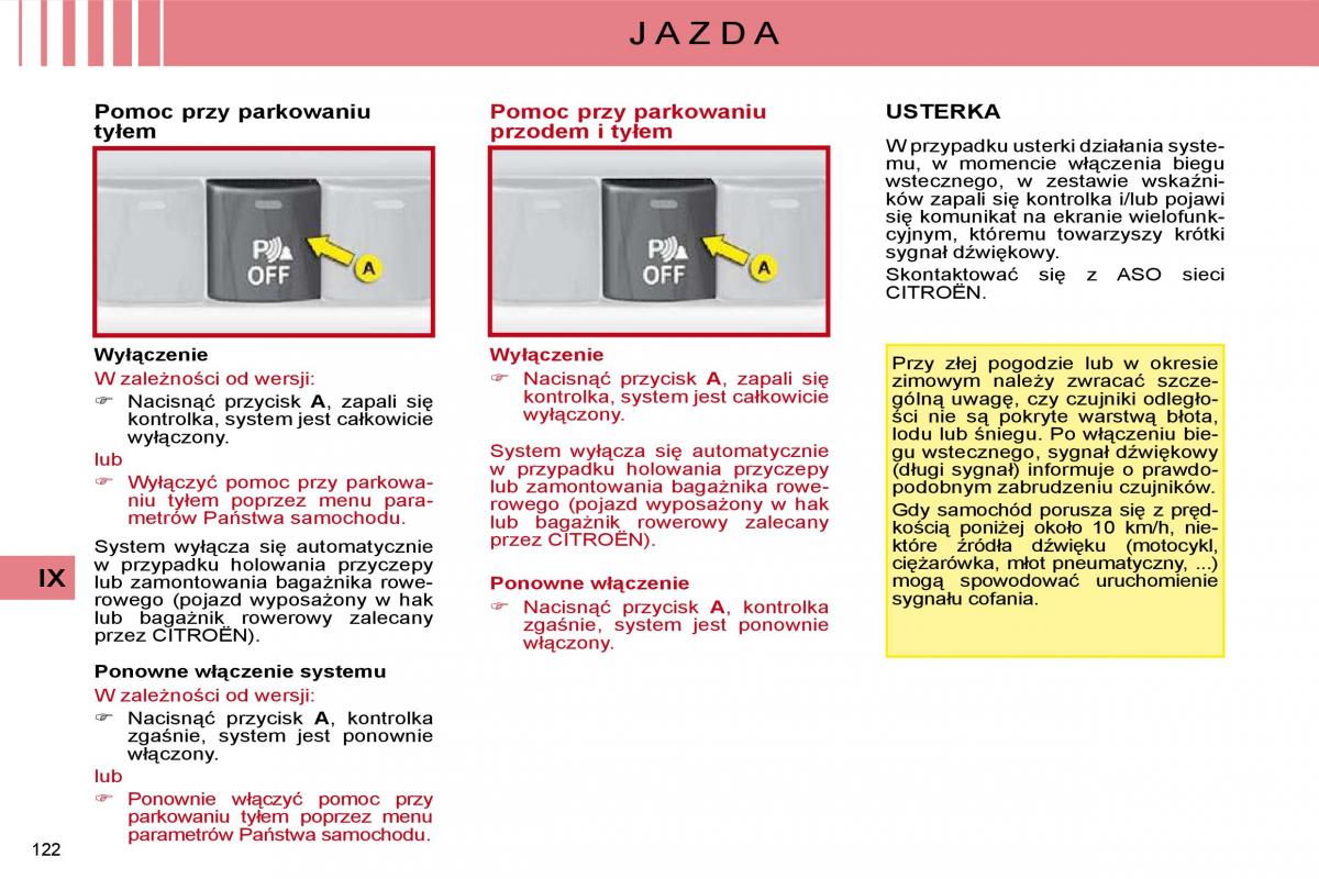 manual  Citroen C4 I 1 instrukcja / page 278