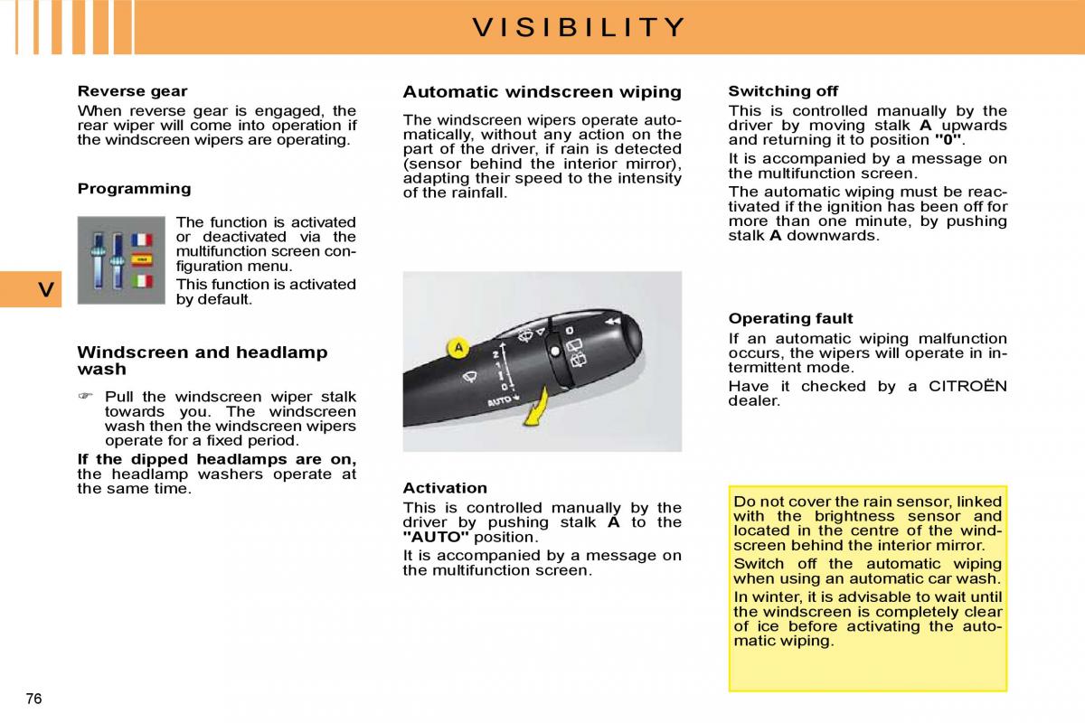 Citroen C4 I 1 owners manual / page 68
