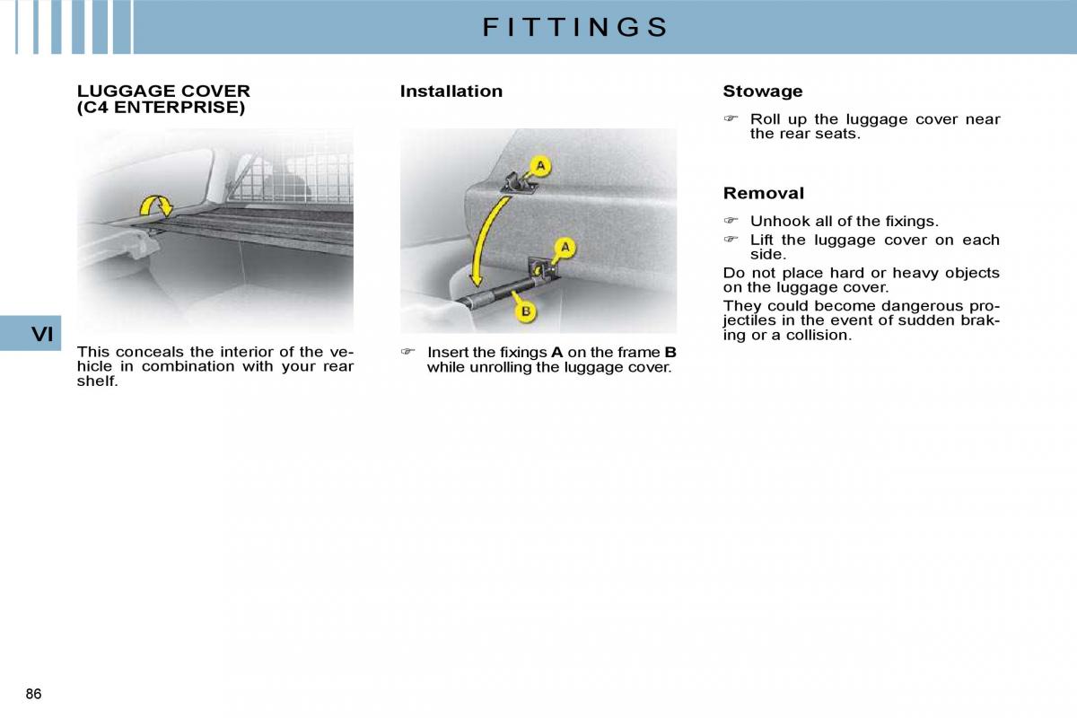 Citroen C4 I 1 owners manual / page 88