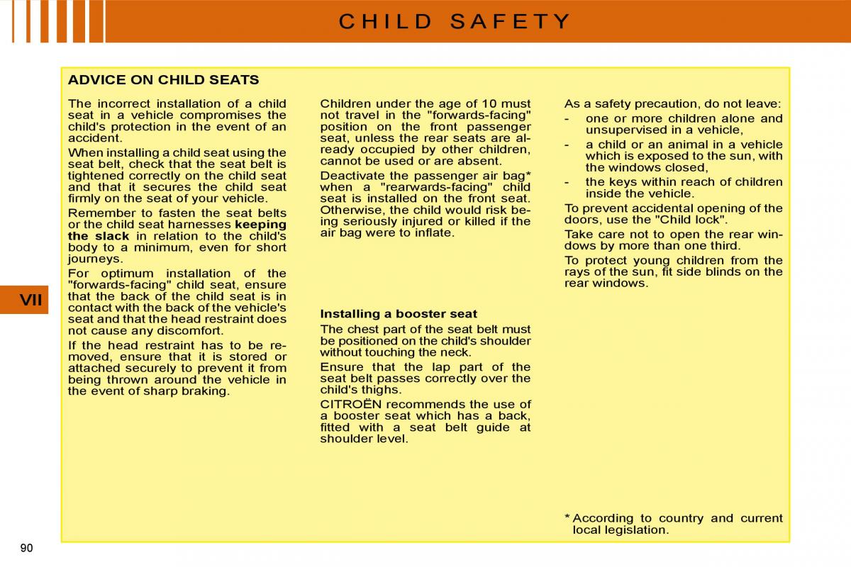 Citroen C4 I 1 owners manual / page 93